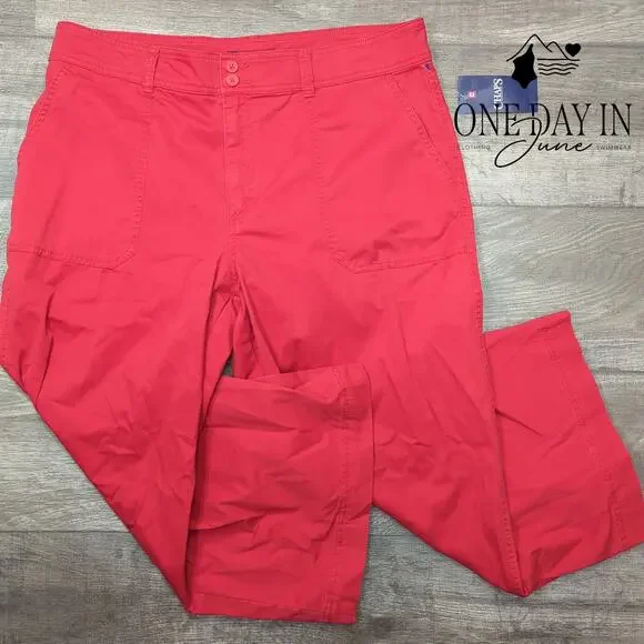 Chaps Wide Leg Crop Pants Size 16 - Picture 1 of 6